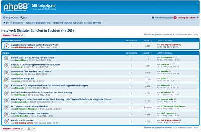 Forum "Netzwerk Digitaler Schulen in Sachsen (NetDiS)"