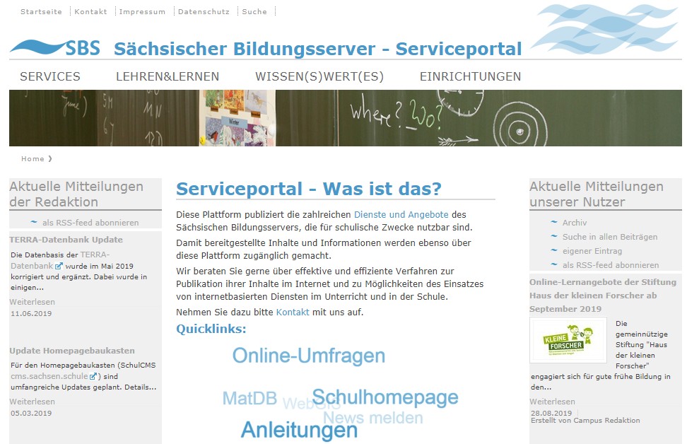  Schsischer Bildungsserver - Serviceportal (Bildzoom)