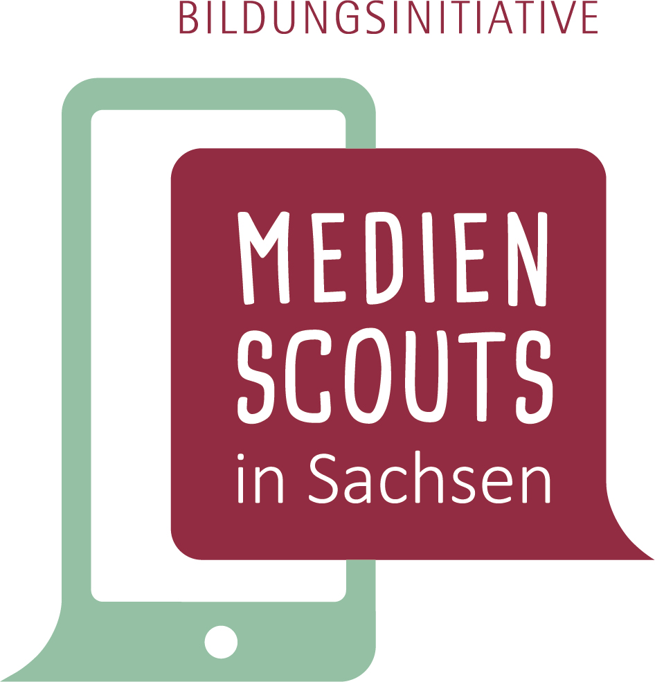 Logo Bildungsinitiative Medienscouts in Sachsen